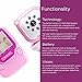 Duronic B101P Baby Monitor - Fully Rechargeable - 2.4 GHz 250m Wireless Colour Digital Video & Sound with Night Vision
