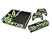Produktbild stillshine Xbox One selbstklebend Konsole Decal Vinyl Skin Sticker + 2 selbstklebend Controller + 1 selbstklebend Kinect Set schwarz Fluorescence Leaves