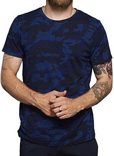 SUIT Men's Biker-Q1158 T-Shirt, Blau (Indigo Blue 2399), XL (Manufacturer Size: XL)