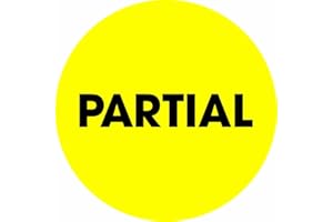 Tape Logic Circle Label, Legend"Partial", 2" Diameter, Fluorescent Yellow, Roll of 500 (DL1277)