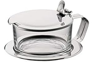 H&H Casalinghi 1030 Formaggera Jolly Vetro Acciaio Inox Utensili da Cucina