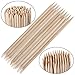 Eleacc 100Pcs Orange Wood Stick Nail Art Design Cuticle Pusher Remover Pedicure Manicure Tool
