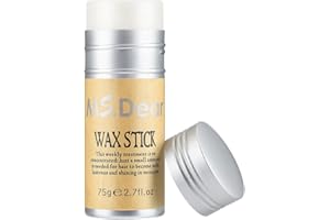 MOFAJANG Stick Di Cera Per Capelli, Stick Di Pomata Per Capelli Di Cera Per Lo Styling Per Parrucche,Capelli Volanti E Crespi,Facile Da Lavare,Adatto A Uomini E Donne Di Tutti Gli Stili Di Capelli