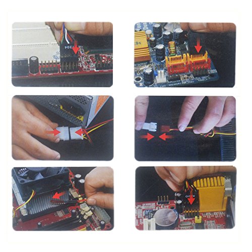 Ckeyin 5,25 „PC Dashboard Front Panel USB HUB SD/MMC/CF/TF/M2 Kartenlesegerät, SATA / ESATA, i/o Ports, Audio Anschluss - 4