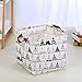 Produktbild Gu3Je Waterproof Canvas Laundry Clothes Storage Basket Foldable Storage Organizer Holder Box Pouch Barrel (Multicolor Optional) Tent Storage Box 33X33X33cm