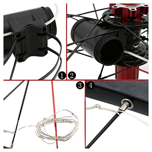 BXT® LED Fahrradreifen Beleuchtung Reifen Rad Licht Lampe Leuchte Radbeleuchtung Licht Felgenlicht(NUR FÜR EIN RAD) - 3