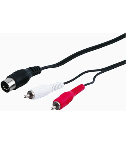 Cavo AV Composito Vhbw Per Canon Powershot SX1 IS, SX10, SX20, TX1, Vistura (Sostituisce STV-250N) 1,5m