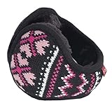 Unisex Foldable Earmuffs Warm Knit Ear Warmers Fleece Winter Earmuffs, B6