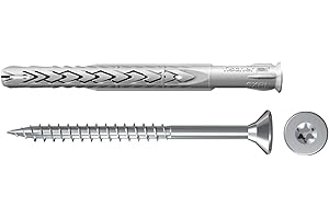 Fischer Tasselli prolungati SXRL 8x100 WT ls (50 Pz.) con vite a testa svasata piana ed impronta Torx