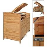 2 Stück Mülltonnenbox Doppelbox Mülltonnenverkleidung...