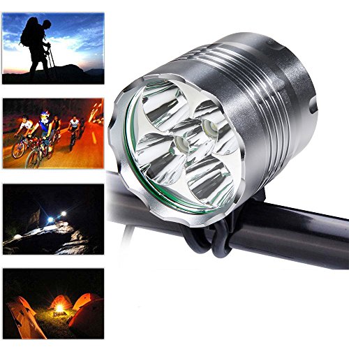 MakeTheOne Scheinwerfer Fahrrad-Frontlichter Helle LED Frontscheinwerfer Fahrradbeleuchtung Sport Mountain Fahrrad Scheinwerfer Hochleistung Wiederaufladbare Fahrradlicht (Gold Eule Frontlichter)