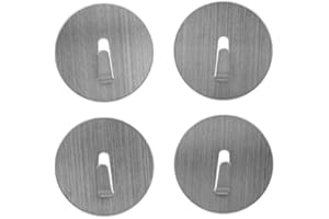 MAGNOSPHERE Mini Magnet Hook Ø 4cm, 4 Magnet Hooks Small Stainless Steel, Colors:Lime