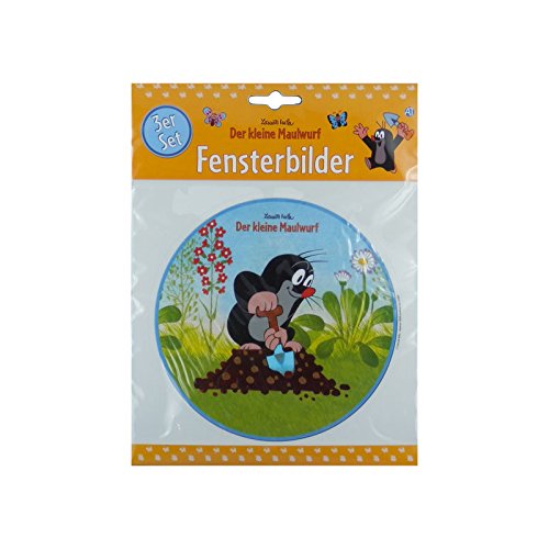 Preisvergleich Produktbild Der kleine Maulwurf 3er Set Fensterbilder