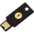 Yubico - YubiKey 5 NFC - Two-factor authentication USB and NFC security key, fits USB-A ports and works with NFC supported mo