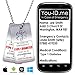 Produktbild Typ 1 Diabetes Ice Emergency Medical ID Halskette PVC Smart Dog Tags Identität Ball Kette mit Medical Alert Funktion. Sorgt für schnelle Informationen zu Rettungsassistenten oder First Responder in Case of Emergency. potenziell Life Saving Produkt funktioniert mit jedem Smartphone Tablet oder PC. Sie ID Me Free für Life Silber Service inklusive. Leichtes PVC bei 10 Gramm, 100% wasserdicht, PVC. Nicht Metall, nicht Gravur. Hervorragende Armband oder Armband Alternative.
