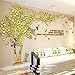 Produktbild Mystery & Melody DIY 3D Wandtattoo Wandtattoo Paar Wandtattoo Wandtattoo Wandtattoo Wandtattoo (XL, Gold-Left)