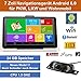 Produktbild Elebest 17,8cm 7 Zoll,Android 6.0 Navigationsgerät,Navigation,Wifi,Neuste EU Karten,Radarwarner,Internet,Wohnmobil,LKW,PKW,24GB Speicher,HD,Bluetooth,Kostenlose Kartenupdate,GPS,Funk Rückfahrkamera