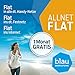 Produktbild Blau Prepaid SIM-Karte inkl. 1 Monat ALLNET-Flat Option gratis, Internet-Flat mit 500 MB Highspeed, Telefon-Flat