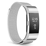 Fitbit Charge 2 Band, Beikell Fitbit Charge 2 Strap - Milanese Loop Stainless Steel Bracelet with Unique Magnetic Lock for Fitbit Charge 2