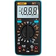ANENG M1 Handheld Digital Multimeter LCD Backlight High Precision AC/DC Voltage Current Resistance Transistor Continuity Tester Overload Protection Blue