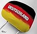 Produktbild Deutschland 2 tlg. Set Kopfstützenbezug neues Design