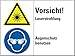 Produktbild LEMAX® Kombischild Vorsicht! Laserstrahlung - Augen, ISO 3864-2, Folie, 200x150mm