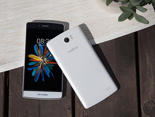 Neffos C5 Smartphone 4G, Schermo 5 Pollici IPS, 16 GB di Memoria, 2 GB di RAM, Dual SIM, Quad-Core, Android 5.1 Lollipop, Bianco/Perla [Italia]