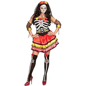 Disfraz Día de los Muertos | Vestido La Catrina | Traje Mujer Calavera | Disfraz Halloween Dama