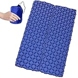 Coussin d'air Ultraléger - Matelas de Camping Gonflable, Tapis de Camping Gonflable,16 Boutons Pour Les Relier, Pliable en Nylon 40D, Imperméable pour Randonnée Camping Plage Voyage
