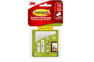Command Klebestreifen zum Aufhängen von Bildern, mittelgroß, Weiß, 17203