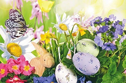 6 x PLACE MATS EASTER 28191, Rectangular, Place Mat, Placemat, Placemat