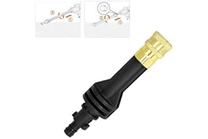 Outils de nettoyage - Adaptateur de tige d'extension pour Worx Hydroshot Wu629e/630/644 Wu629, rallongez la longueur des outils de lavage haute pression pour voiture