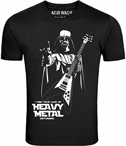 I FIND YOUR LACK OF DEATH METAL DISTURBING BLACK T SHIRT (LARGE, BLACK)
