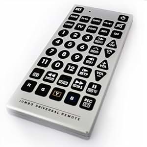 Jumbo Universal Remote Control XXL Silver 28 x 13 cm: Amazon.co.uk