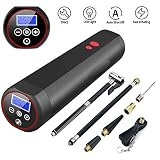 【LCD Smart Electric Air Pump】 El compresor portátil puede medir con precisión la presión de los neumáticos. El P1S le ofrece 3 unidades de presión diferentes (PSI, BAR, KG / CM2) entre las que puede seleccionar y preestablecer la presión de los neumáticos requerida. Cuando la presión alcanza un valor predeterminado, el compresor se apagará automáticamente para evitar una presión excesiva.Presión de inflado máxima de 120 PSI e infle su automóvil en 5-6 minutos.