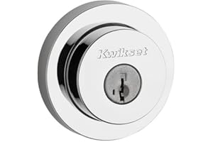 Kwikset 91580-004 deadbolt, Polished Chrome