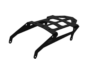 GP Kompozit Rear Luggage Rack Black Compatible For Honda CRF250L / CRF250 Rally / CRF300L / CRF300 Rally 2021-2023