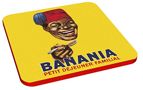 Editions Clouet 34001 Publicité Dessous de Verre Bois Rouge 30 X 10 X 1 cm Lot de 6