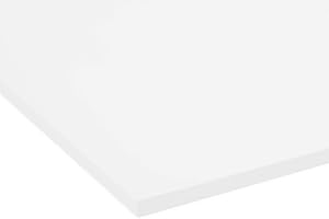 MODULOR PLEXIGLAS® GS bianco (lattiginoso), resistente alla rottura per oggetti leggeri ecc., spessore 3 mm Lastra PLEXIGLAS® GS in 25 x 50 cm, lattiginoso-traslucido (WH10)