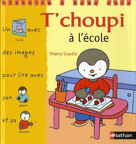 couverture de : T'choupi à l'école