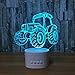 Produktbild 3D Led Nachttischlampen 7 Farben Traktor Lautsprecher Lampe Neuheit Traktor Bluetooth Lautsprecher Usb Musik Nacht Lampara Mit Farbe Veränderbar Geschenk