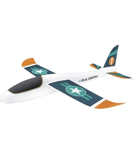 Avion Planeur NincoAir Glider 2 - 48 Cm - Lancement Manuel - Enfants 3+