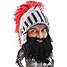 Produktbild Beard Head Bartmütze – Ritterhelm mit falschem Bart – Lustige Kopfbedeckung