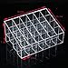 LUCKYFINE 24 Quadrates Acrylic Clear Cosmetic Container Makeup Storage Organizer