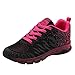 Produktbild Hmeng Womens Sneakers Ultra Leichte Atmungsaktive Mesh Walking Gym Tennis sportlich Laufschuhe (Pink, 36)