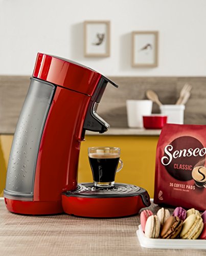 Philips HD7826 Senseo Viva Café Kaffeepadmaschine, Kirschfarben one size Cerise acidulée - 7