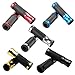 Price comparison product image SODIAL 1 Pair 22MM Universal CNC Aluminum alloy Knobs Rubber Handlebar Moto Scooter Multicolor