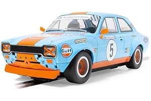 Scalextric Cars - C4530 Ford Escort MK1 – Wayne Crabtree Modified Fords 2023 - Toy Slot Car for use with Race Tracks - Small Kids Gift Ideas for Boy/Girl Ages 3 Accessories