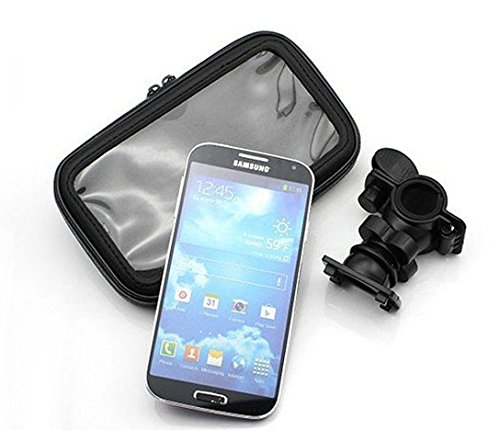Bike Mount per Samsung Galaxy J5, montare manubrio per gli smartphone / cellulari, universalmente applicabili. Adatto per la bicicletta, moto, quad, scooter, ecc. Idrorepellente, antipioggia, a prova di schizzi, supporto del telefono mobile per la moto. | Rastrelliere per biciclette Bikeholder bicicletta Navi titolare titolare GPS Pannier Samsung Galaxy J5 manubrio Caso Outdoor