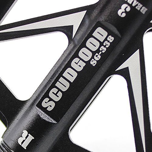 Wily Ultra-light Aluminium Fahrrad Pedale Antirutschpedale MTB / Mountainbike Pedal / BMX Pedal / Abgedichtetes Lager+Cr-Mo Achse - 4